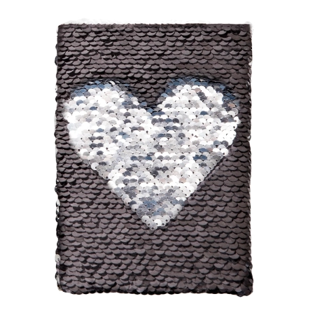 Notes 120x180/80k linia Sequin, czarny | RD-R73652.02