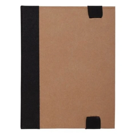 Notes memo 100x180/70k linia Kraft Paper, czarny/beżowy | RD-R73661.02