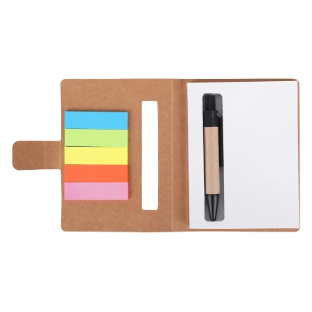 Notes 80x110/100k gładki Mini z długopisem, beżowy R73667.13