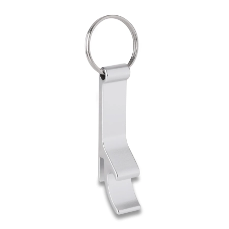 Aluminiowy brelok - otwieracz, srebrny R73720.01