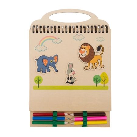 Zestaw do rysowania Lovely Animals, beżowy | RD-R73783
