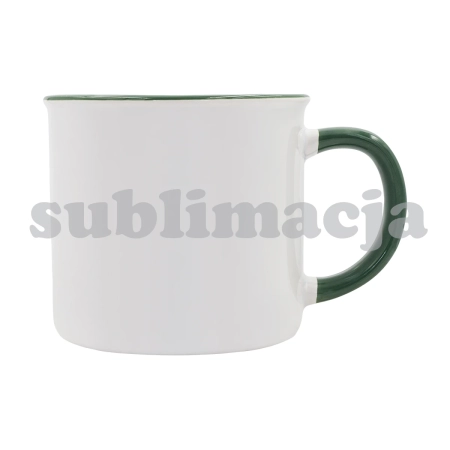 Kubek z powłoką sublimacyjną Ars 400 ml, ciemny zielony R85320.51