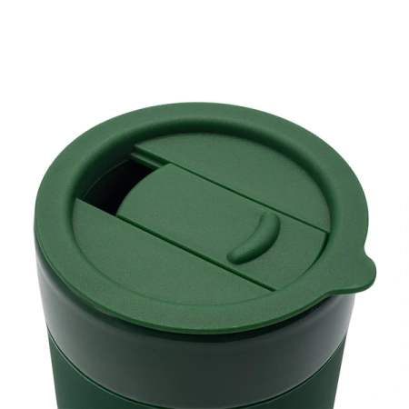 Kubek ceramiczny Caldo 370 ml, ciemny zielony | RD-R85322.51