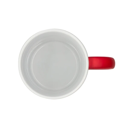 Kubek ceramiczny Velutti 350 ml, czerwony | RD-R85326.08