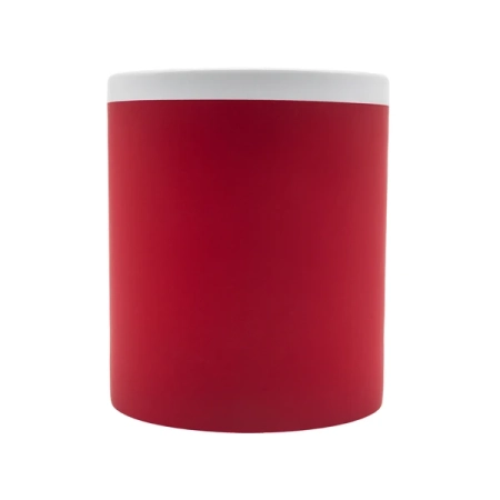 Kubek ceramiczny Velutti 350 ml, czerwony | RD-R85326.08