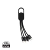 Kabel do ładowania 4 w 1 z karabińczykiem | VA-P302.071