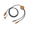 Kabel do ładowania 6 w 1 Ohio, plastik z recyklingu | VA-P302.861