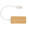Bambusowy hub USB 2.0 z USB typu C | VA-P308.739