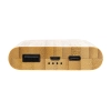 Bambusowy power bank 5000 mAh | VA-P322.259