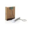 Brelok do kluczy z aluminium z recyklingu, latarka Flash | VA-P514.0402