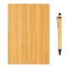 Bambusowy notatnik A5 z bambusowym długopisem | VA-P772.159