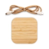Bambusowa ładowarka bezprzewodowa 10W B'RIGHT Jazzlyn | VA-V0054-17