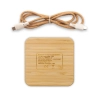 Bambusowa ładowarka bezprzewodowa 10W B'RIGHT Jazzlyn | VA-V0054-17