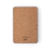 Bezprzewodowy power bank 5000 mAh ze słomy pszenicznej | VA-V0147-00