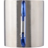 Metalowy kubek 185 ml z karabińczykiem | VA-V0646-04