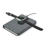 Wielofunkcyjny notatnik RPET A5, magnetyczna ładowarka bezprzewodowa 10W, power bank 5000 mAh | VA-V1302-19