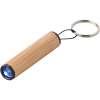 Bambusowy brelok do kluczy, lampka LED V4896-17