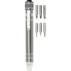 Śrubokręt, 6 końcówek, lampka LED | VA-V5764-19