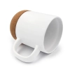 Kubek ceramiczny 370 ml z korkowym elementem Kate | VA-V8297-02