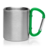 Metalowy kubek 210 ml z karabińczykiem Easton V8437-06