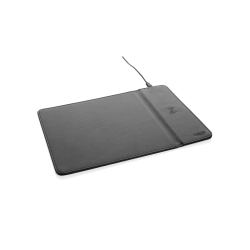 Podkładka pod mysz Swiss Peak, ładowarka bezprzewodowa 10W, PU z recyklingu P300.241