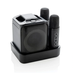 Zestaw do karaoke Singvibe, głośnik bezprzewodowy i dwa mikrofony P331.0601