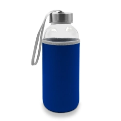 Szklana butelka 420 ml w pokrowcu Bob V0462-04