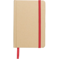 Notatnik A6 z papieru kraftowego z recyklingu V1164-05