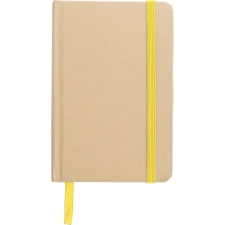 Notatnik A6 z papieru kraftowego z recyklingu V1164-08