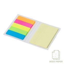 Zestaw do notatek, karteczki samoprzylepne, papier z nasionami V2997-02