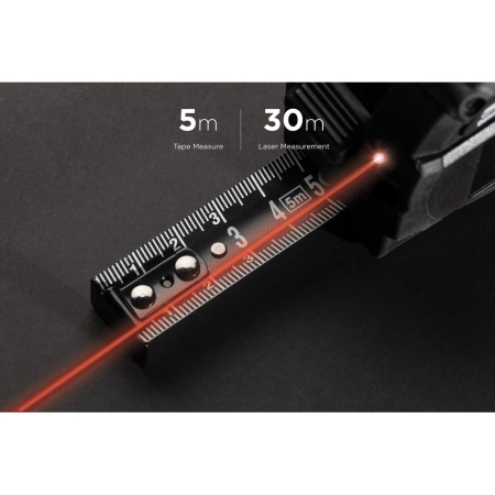 Miara 5m, dalmierz laserowy 30m Gear X | VA-P113.211