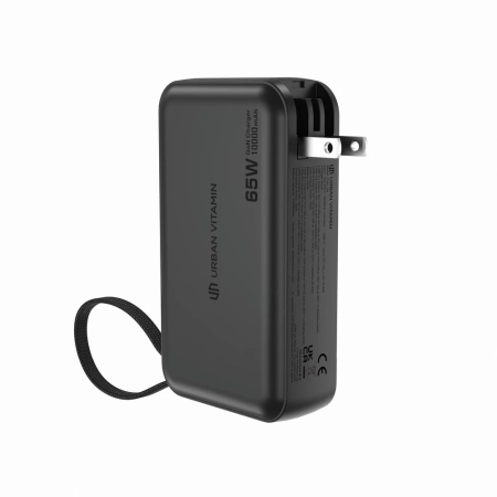 Ładowarka 2 w 1, power bank do laptopa 10000 mAh, 65W Eureka | VA-P301.9901