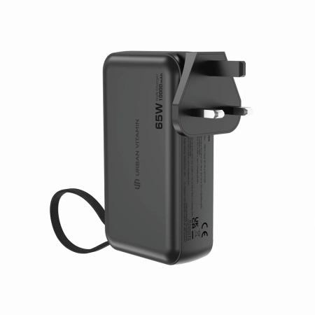 Ładowarka 2 w 1, power bank do laptopa 10000 mAh, 65W Eureka | VA-P301.9901