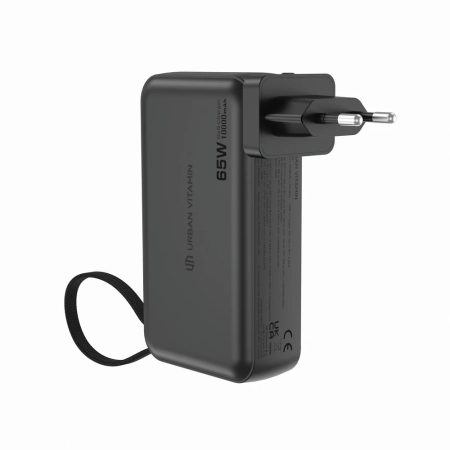 Ładowarka 2 w 1, power bank do laptopa 10000 mAh, 65W Eureka | VA-P301.9901