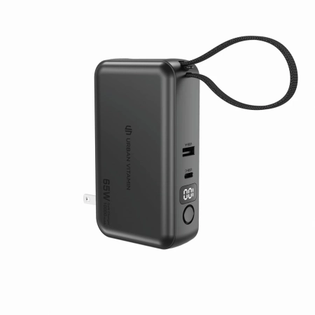 Ładowarka 2 w 1, power bank do laptopa 10000 mAh, 65W Eureka | VA-P301.9901