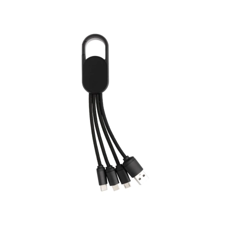 Kabel do ładowania 4 w 1 z karabińczykiem P302.071
