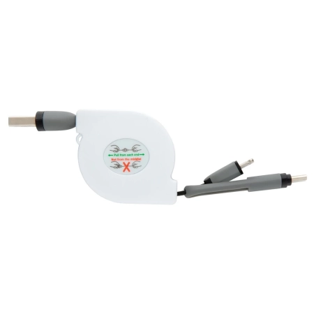 Zwijany kabel do ładowania i synchronizacji 3 w 1 | VA-P302.221