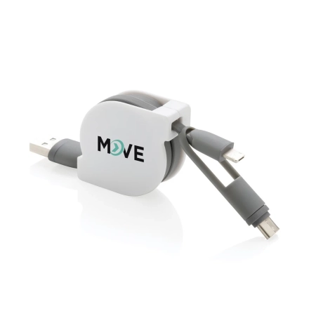 Zwijany kabel do ładowania i synchronizacji 3 w 1 | VA-P302.223