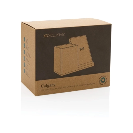 Ładowarka bezprzewodowa 5W, organizer na biurko Calgary | VA-P308.479
