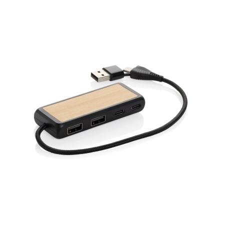 Hub USB, plastik z recyklingu P308.5601