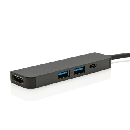 Hub USB 3.0 i USB typu C Terra, wejście HDMI 4K, RABS | VA-P308.652