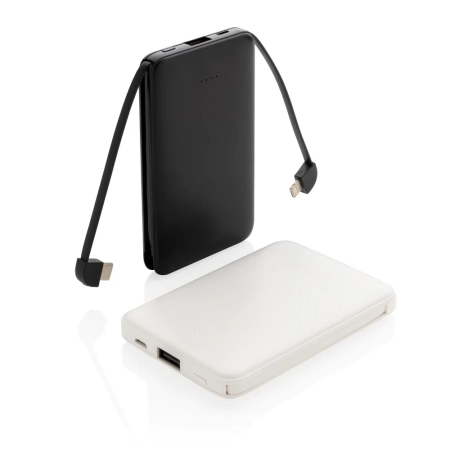 Power bank 5000 mAh, zintegrowany kabel 3 w 1 | VA-P322.081