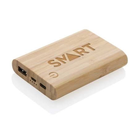 Bambusowy power bank 5000 mAh | VA-P322.259