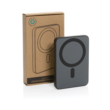 Magnetyczny bezprzewodowy power bank 5000 mAh Magnetix | VA-P322.401