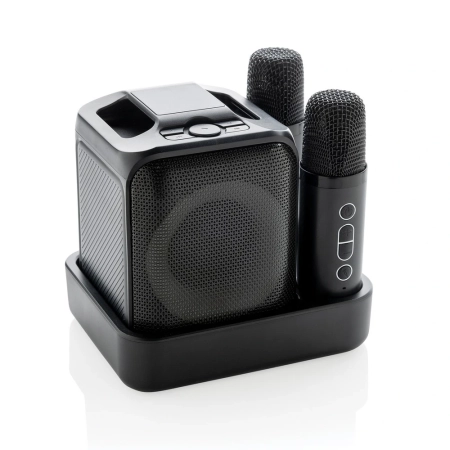 Zestaw do karaoke Singvibe, głośnik bezprzewodowy i dwa mikrofony P331.0601