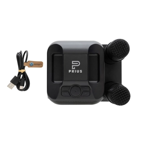 Zestaw do karaoke Singvibe, głośnik bezprzewodowy i dwa mikrofony | VA-P331.0601
