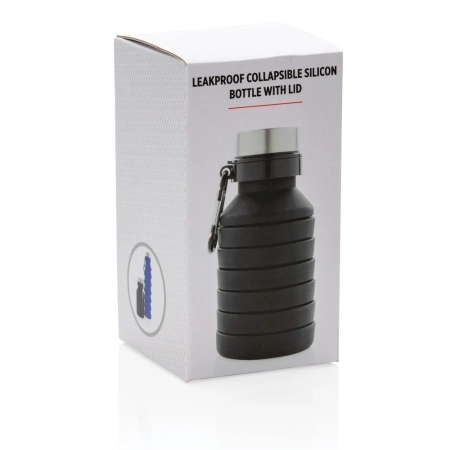 Składana butelka sportowa 550 ml z karabińczykiem | VA-P432.621