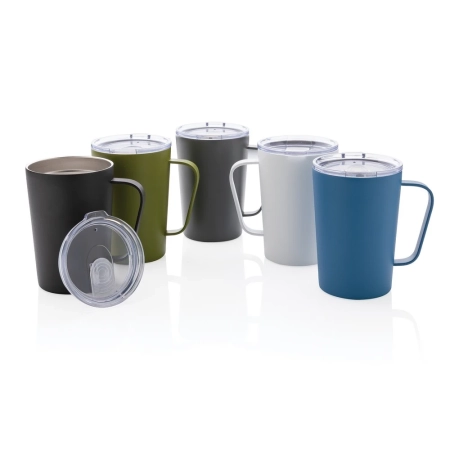 Kubek termiczny 420 ml, stal nierdzewna z recyklingu | VA-P433.055