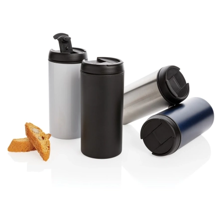 Kubek podróżny 300 ml Metro ze stali nierdzewnej z recyklingu | VA-P435.042