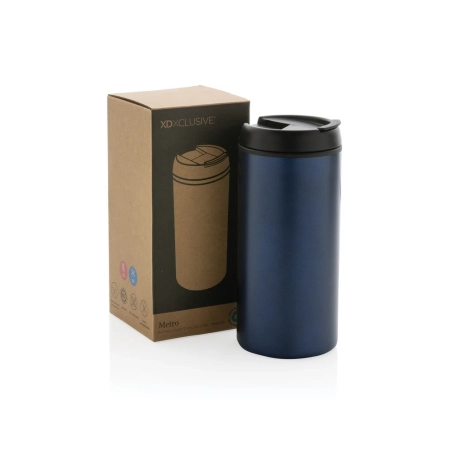 Kubek podróżny 300 ml Metro ze stali nierdzewnej z recyklingu | VA-P435.045